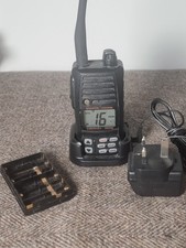 Standard Horizon HX270E VHF Marine Handheld Radio. No Charger Tested Working FP!