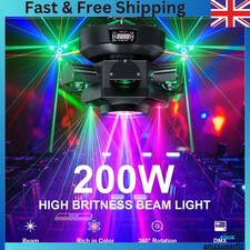 200W RGBW 6 Arms Rotate Laser