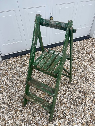 Vintage folding wooden - folding,