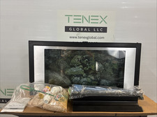 Aqua Bella 35" Wall Mounted Fish Tank Aquarium w/ Heater and Accessories (L2)