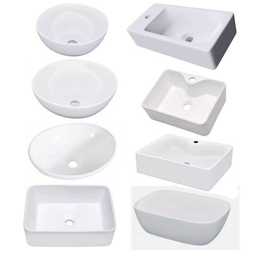 Bathroom ceramic basin counter - bathroom,