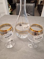 Riedel Decanter and 6 Brandy