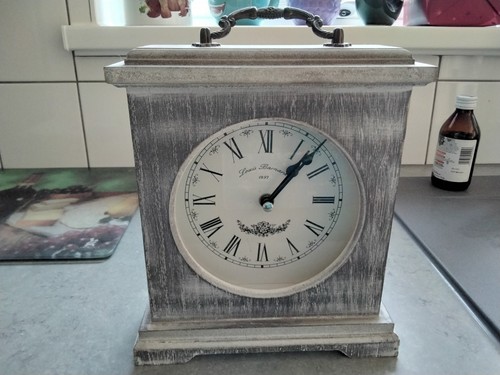 Shabby chic wooden mantel - shabby,