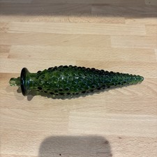 Vintage Green Glass Genie