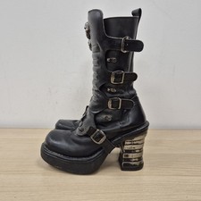 New Rock Skull M.8373 Mid Calf