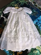 Handmade Embroidered Christening Robe Suitable For 3-8 months Old