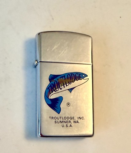 Vintage trout lodge - vintage, zippo