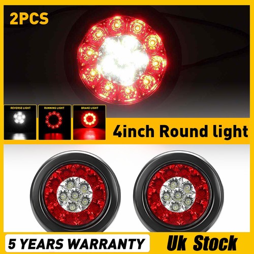 12v led rear round - 12v,