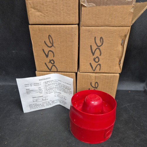 Red fire alarm - red, 24v,