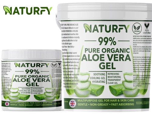 Aloe vera gel pure natural - aloe,