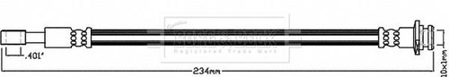 Borg beck bbh8222 brake - borg,
