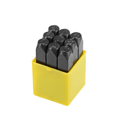 9pc number metal stamp set - 9pc,