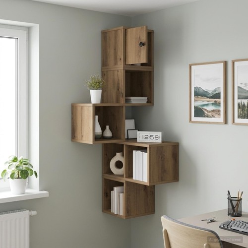 Vidaxl wall corner - corner, shelf