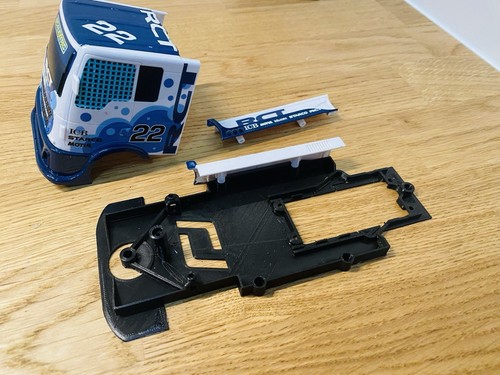 Scalextric racing truck - scalextric, 3d