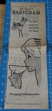 Vintage Babycham Newspaper Ad