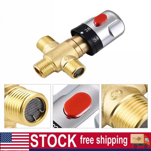 Thermostatic mixing valve - mixing, hot