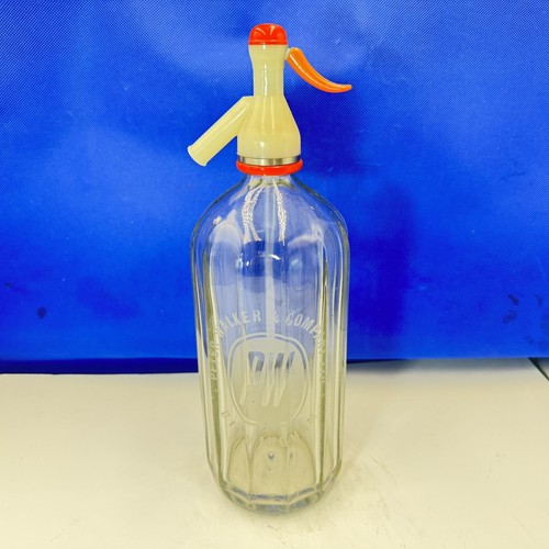 Soda syphon etched peter - soda,