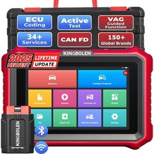 KINGBOLEN K8 PRO Car OBD2 Diagnostic Scan Tool Bi-directional ECU Coding Scanner