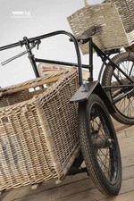 Old 1930's Three-Wheel Ice Cream Vendors Tricycle