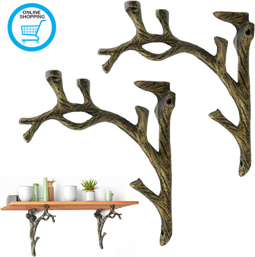 Shelf brackets pack 2 - shelf, brackets,