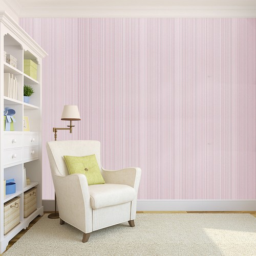 Pink non woven - pink, rasch