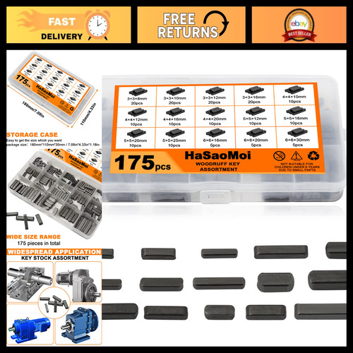 175pcs woodruff key - 175pcs,