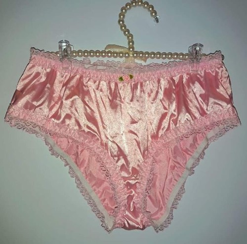 Baby pink satin frilly - baby,