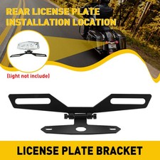 Universal Motorcycle License Number Plate Holder Tail Tidy Bracket Motorbike -UK