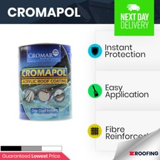Cromapol | Emergency Repair  | Roof Paint Sealant | Waterproof | 4 Colours | 5kg