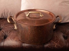 Mauviel French Copper 24cm Stockpot/ Casserole. Professional Cookware, Classic!