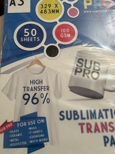 Subpro Sublimation A3 Paper 100 Gms 50 Sheets