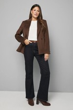 Wallis Chocolate Coat Womens Smart Jackets & Coats