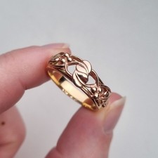 Hallmarked 9ct yellow rose - 9ct, &