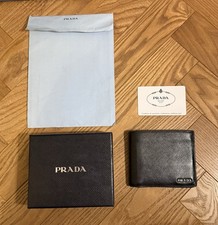 PRADA Black Leather Card