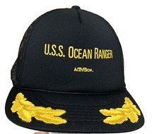 USS Ocean Ranger Activision Black Gold SNAPBACK ONE SIZE Vintage Yupoong Korea