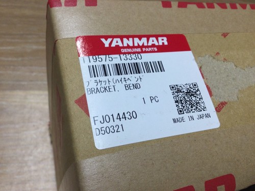 Yanmar bracket bend - bracket, bend,