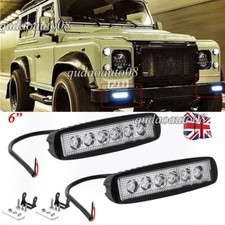 2x 6 Inch 60W LED Slim Work