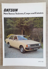 Nissan Sunny Range Brochure
