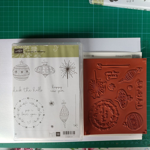 Stampin stamp set - up,
