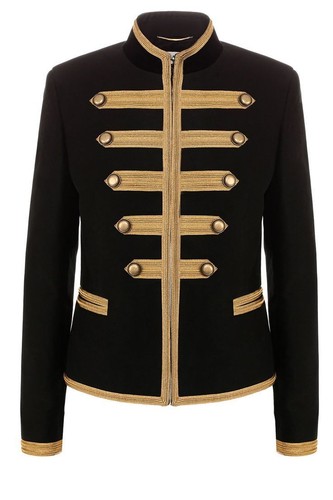 Men military hussar jacket - men's,