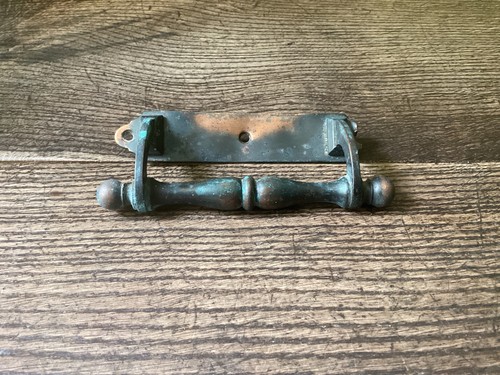 Antique bronze copper sash - antique,