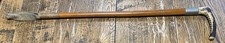 Vintage Gents 24 inch Malacca Cane Hunting Whip / Crop in Excellent Condition