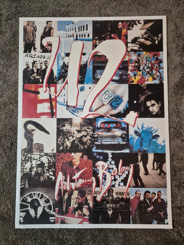 Achtung baby promo - achtung, poster