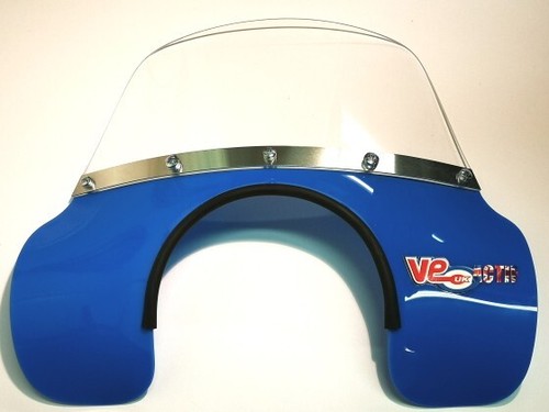 Solid blue flyscreen vespa px - blue,