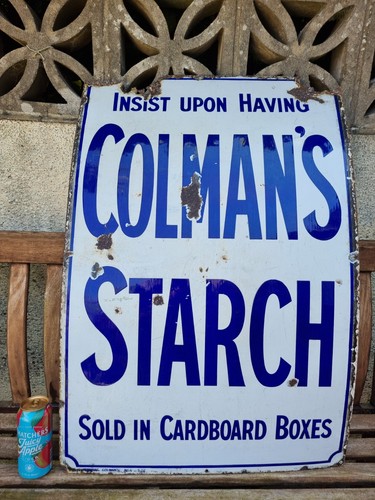 Original large vintage - vintage, colmans
