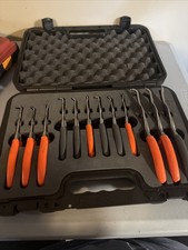 Snap On Tools  SRPCR112MB 12pc Blue Quick Release Snap Ring Pliers Foam Set