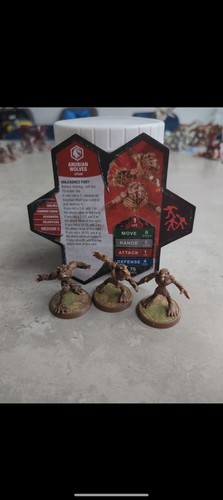 Heroscape anubian wolves - anubian,