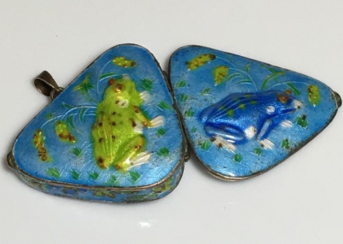 Chinese frog design sterling - frog,