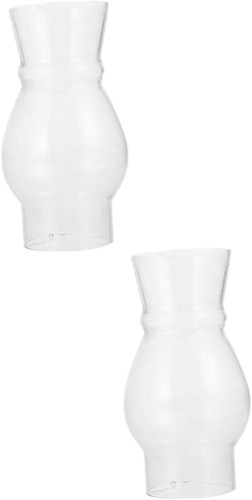 Garneck 2pcs glass lamp - 2pcs, shade