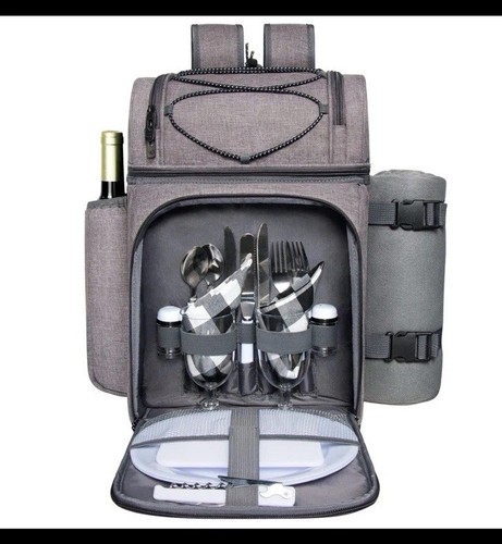 Person picnic backpack with - backpack,
